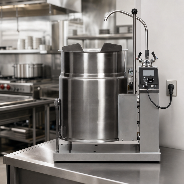 Product image #4 for Cleveland KET3T Electric Countertop 3-Gallon Tilting Kettle