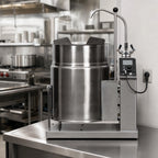 Thumbnail image #4 for Cleveland Range KET3T Electric Countertop Tilting Kettle, 3-Gallon, 2/3 Steam Jacketed, 316 Stainless Steel Liner