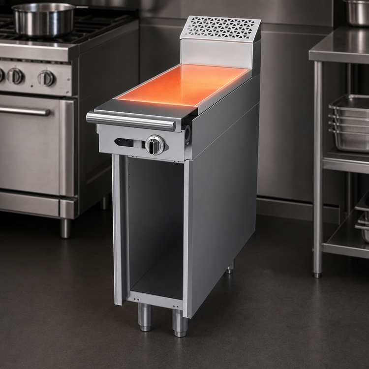 Product image #4 for Garland Cuisine Series 12-Inch Gas Add-A-Unit Range with 1 Hot Top and Open Cabinet Base