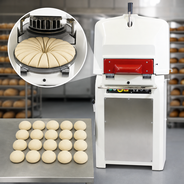 Product image #4 for Erika Record Full Classic 7/70 Fully Automatic 20-Part Dough Divider/Rounder