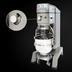 Thumbnail image #4 for Globe 60 Quart Planetary Pizza Floor Mixer, 2-Speed, 3 HP, with Digital Timer and Power Bowl Lift