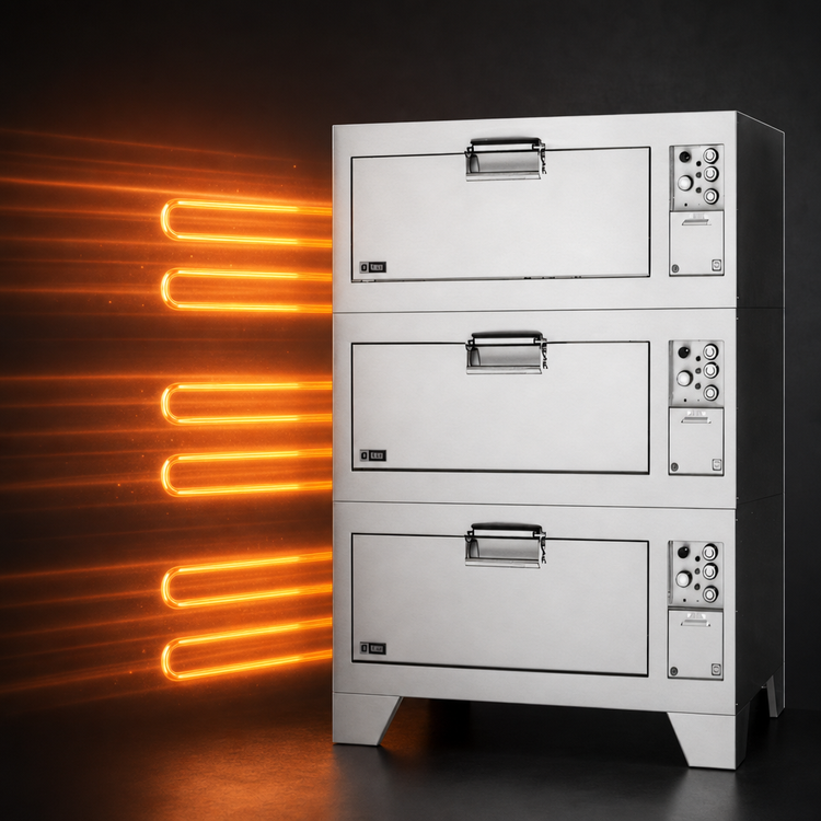 Product image #4 for Lang Marine 54-Inch Triple Deck Electric Roast Oven, 18 kW