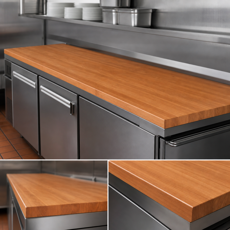 Product image #4 for Boos Block American Cherry Edge Grain Kitchen Countertop, 108 x 25 x 1-1/2 Inches, Penetrating Oil Finish