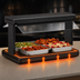 Thumbnail image #4 for Hatco Glo-Ray 54-Inch Countertop Pass-Thru Self-Service Buffet Warmer with Heated Base and Sneeze Guards