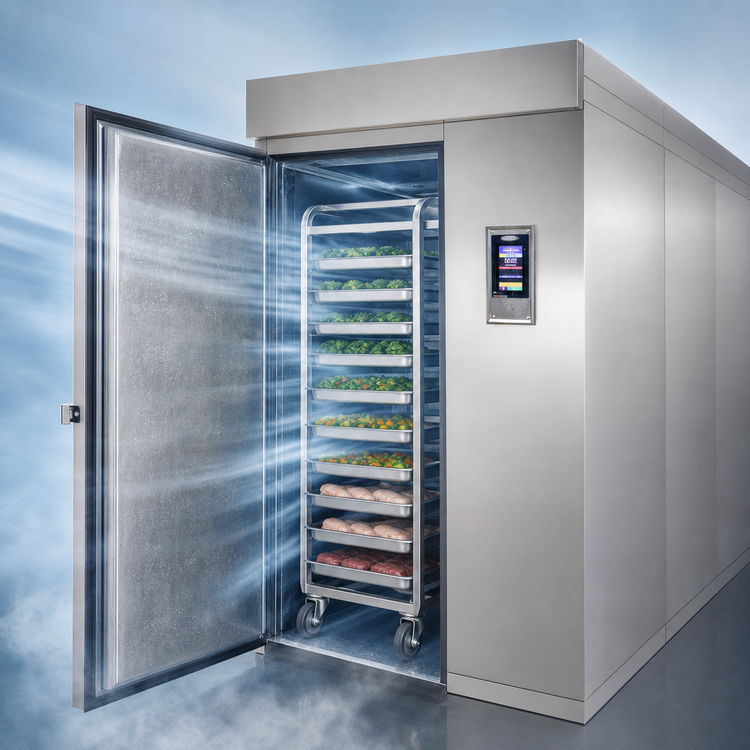 Product image #4 for HURRiCHiLL Modular Roll-In Blast Chiller/Shock Freezer, 3-Trolley, Remote Refrigeration