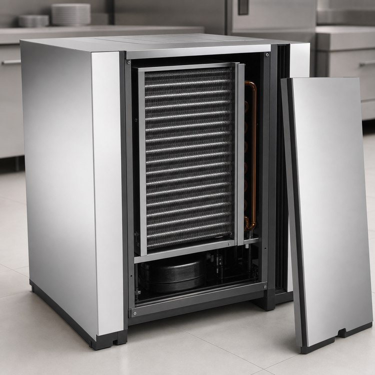 Product image #5 for Ice-O-Matic Elevation Series Modular Full Cube Ice Maker, Air-Cooled, Self-Contained, 960 lb/24 Hr, 30.25 Inch Wide