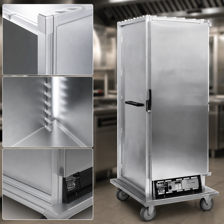 Product image #4 for Panco HCFNSSI-RA2.25 Full-Size Narrow Insulated Heated Holding Cabinet with Solid Door