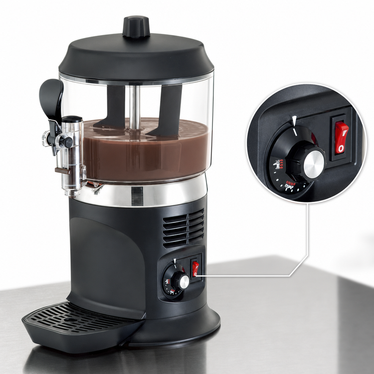 Product image #4 for Benchmark 5 Qt Countertop Hot Beverage/Topping Dispenser with Rotating Paddles