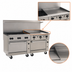 Thumbnail image #4 for Vulcan Endurance 72-Inch Commercial Gas Range with 6 Open Burners, 36-Inch Manual Griddle, and 2 Standard Ovens