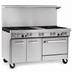 Thumbnail image #4 for Southbend Ultimate 60-Inch Gas Restaurant Range with 6 Burners, 24-Inch Griddle, Standard Oven, and Cabinet Base