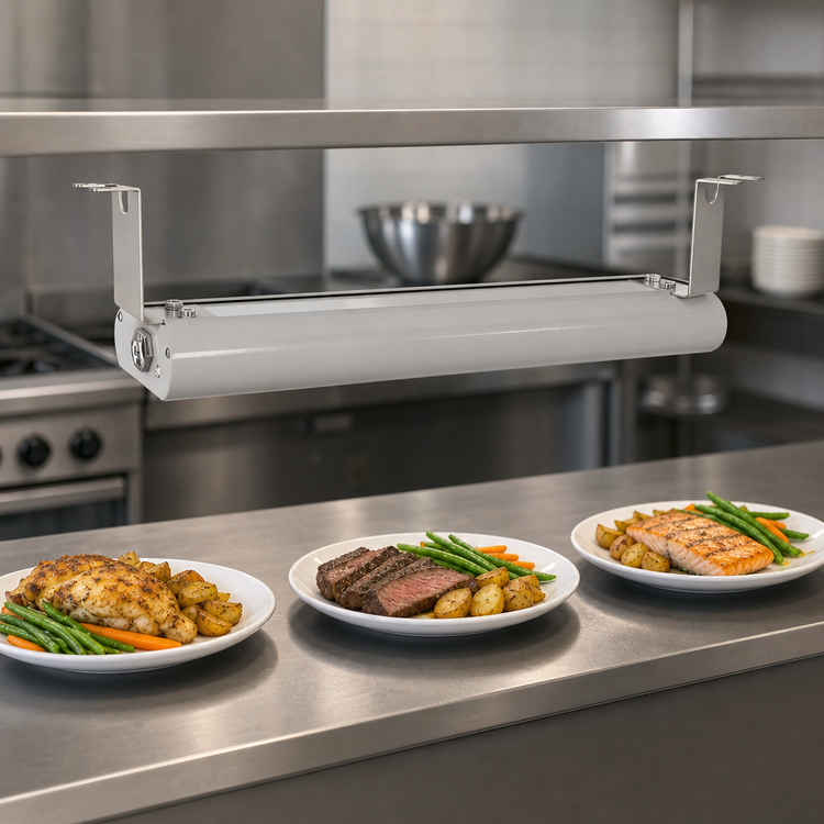 Product image #4 for Vollrath FC-4SH-24120-CH-SW 24-Inch Low Profile Unlighted Strip Heat Lamp