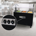 Thumbnail image #4 for Portable Electric Hot Food Buffet Table with 3 Sealed 12