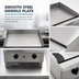 Thumbnail image #4 for Comstock-Castle 12-Inch Countertop Gas Griddle, Smooth Steel Plate, Manual Controls, 30,000 BTU