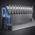 Thumbnail image #4 for Kronos 12-Faucet Wall-Mount Glycol-Cooled Draft Tower with Integrated Drip Tray