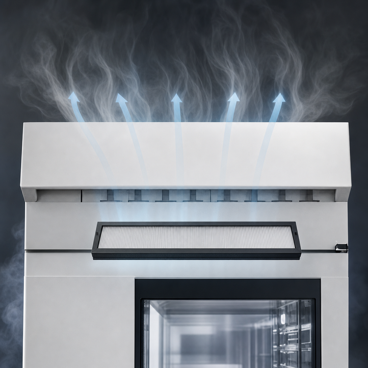 Product image #4 for UltraVent Plus Type II Ventless Recirculating Condensation Hood for 6- and 10-Full Size Electric Combi-Duo Units