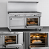 Thumbnail image #4 for Southbend Ultimate 60-Inch Gas Restaurant Range with 9 Open Burners, Standard Oven, and Cabinet Base