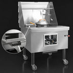 Thumbnail image #4 for Imperial (Middleby) ICRA-1 36-Inch Single-Burner Gas Wok Range with Water-Cooled Top and Built-In Drain System