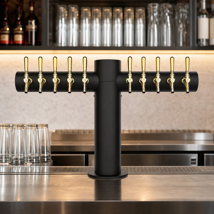 Product image #4 for Micro Matic Metropolis T 10-Faucet Countertop Draft Beer Tower with Kool Rite Technology Module