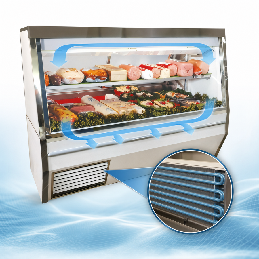 Full-Length Gravity Coil Refrigeration