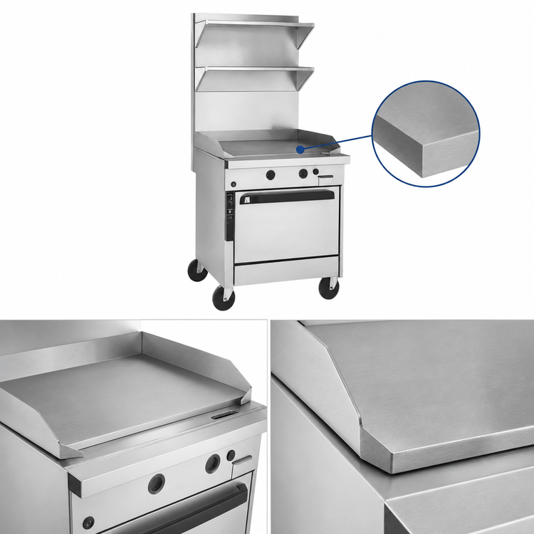 Product image #4 for Southbend Platinum 36-Inch Heavy Duty Gas Sectional Range with Full-Width Thermostatic Griddle and Convection Oven