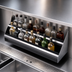 Thumbnail image #4 for Royal Series 96 Inch Built-In Double Stainless Steel Speed Rail