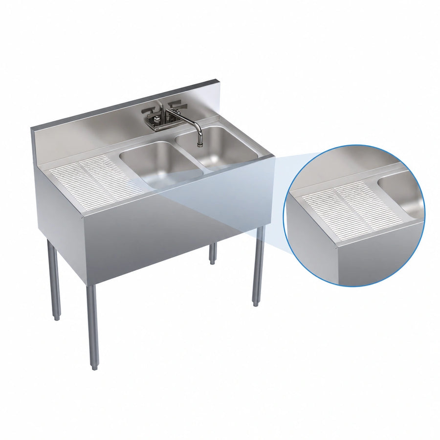 Left Integral Drainboard