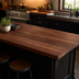 Thumbnail image #4 for Boos Block American Black Walnut Edge Grain Kitchen Countertop, 108 x 25 x 1-1/2 Inches