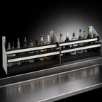 Thumbnail image #4 for Glastender DSR-52 Double 52-Inch Stainless Steel Underbar Speed Rail