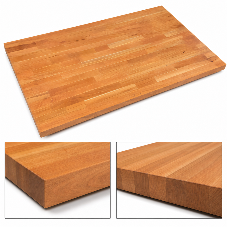 Product image #4 for Boos Block American Cherry Edge Grain Kitchen Countertop, 48 x 48 x 1-3/4-Inch, Varnique Finish