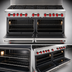 Thumbnail image #5 for American Range AR-10 60-Inch Gas Restaurant Range with 10 Open Burners and 2 Standard Ovens