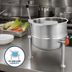 Thumbnail image #4 for Cleveland Range KDT12T 12-Gallon Countertop Tilting Direct Steam Kettle with 2/3 Steam Jacket and 316 Stainless Steel Liner