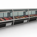Thumbnail image #4 for Howard-McCray 32E Series 50-Inch Curved Glass Self-Contained Red Meat Service Case with LED Lighting