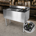 Thumbnail image #4 for CHOICE 36-Inch Stainless Steel Underbar Combo Ice Bin/Cocktail Unit with 10-Circuit Cold Plate and Right-Side Bottle Storage