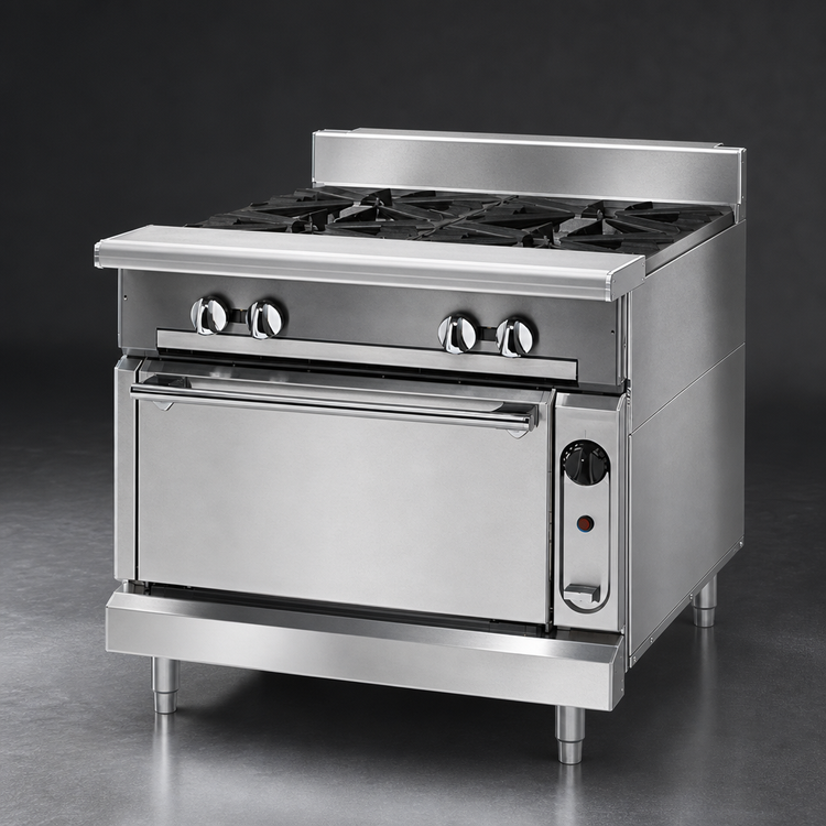 Product image #4 for Vulcan V Series 36-Inch Heavy Duty Gas Charbroiler Range with Convection Oven Base