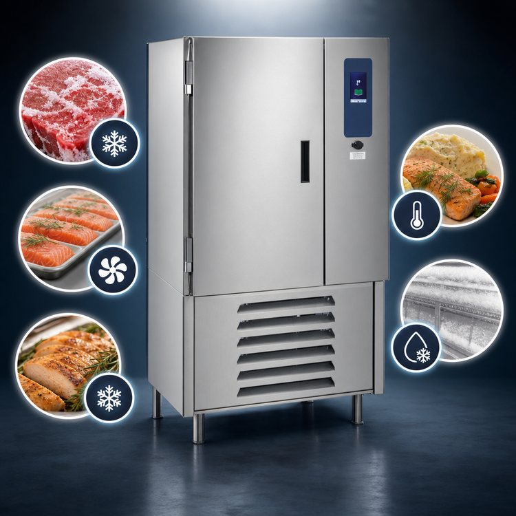 Product image #5 for Alto-Shaam QuickChiller QC3-40 Reach-In Self-Contained Blast Chiller Freezer, 18-Pan Capacity