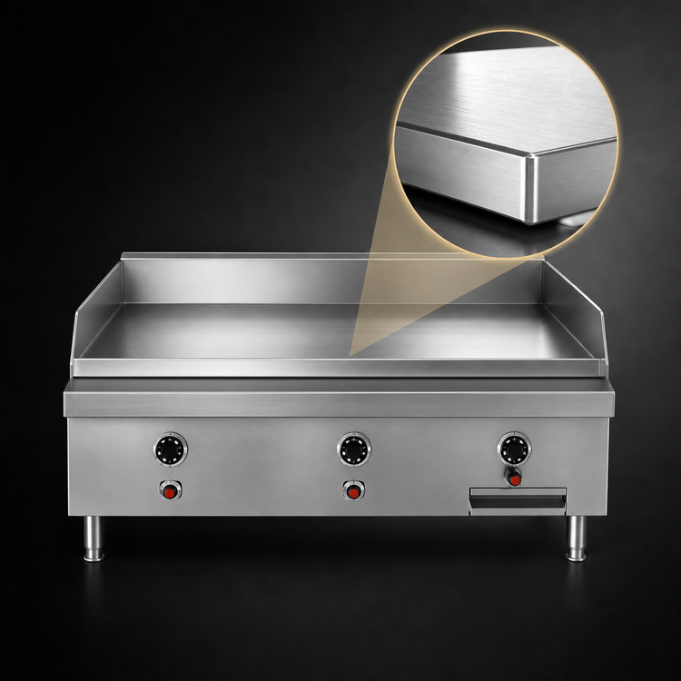 Product image #4 for Southbend HDG-48-M Countertop Gas Griddle with 48-Inch x 24-Inch Cooking Surface and 1-Inch Polished Steel Plate