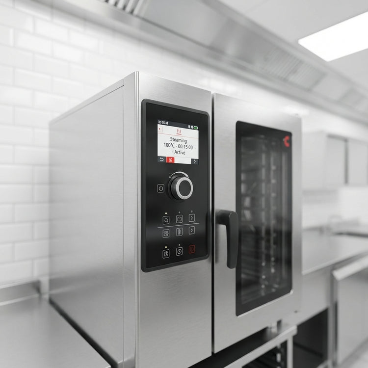 Product image #3 for Convotherm C4 ED 20.20EB-N EasyDial Roll-In Electric Combi Oven/Steamer with (20) Full-Size Sheet Pan Capacity