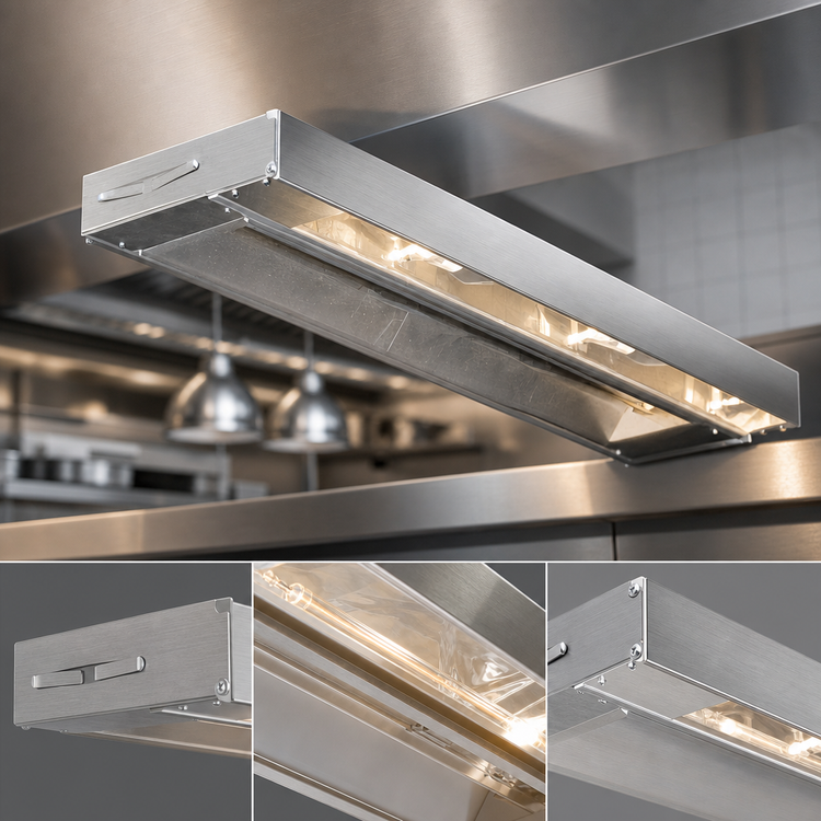 Product image #4 for RedHots 48-Inch Single Lighted Rod-Type Strip Heat Lamp with Remote, High Watt, 120V