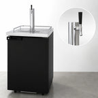 Thumbnail image #4 for Hoshizaki DD24 Direct-Draw Beer Dispenser, 1/2-Barrel Keg, Single Tower and Faucet, Black Vinyl-Coated Exterior