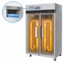 Thumbnail image #4 for Turbo Air M3 Series 2-Section Pass-Thru Heated Holding Cabinet with Solid Doors and Universal Tray Slides