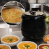 Thumbnail image #4 for Omcan 10.6 Qt Countertop Soup Kettle with Metal Lid, 110V, Black