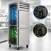 Thumbnail image #4 for True Spec Series One-Section Dual Temperature Reach-In Refrigerator/Freezer with Two Stainless Steel Half Swing Doors