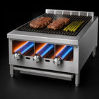 Thumbnail image #4 for Jade Range (Middleby) Supreme JB-18 18-Inch Countertop Radiant Gas Charbroiler, 45,000 BTU, Infinite Controls