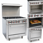 Thumbnail image #4 for 36-Inch Heavy Duty Gas Range with 6 Open Burners and Standard Oven