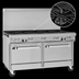 Thumbnail image #4 for Southbend Ultimate 60-Inch Commercial Gas Range with 10 Open Burners, Double Cabinet Base, and Hi-Shelf