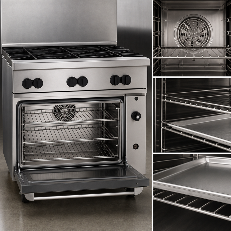 Product image #4 for Wolf Challenger XL 36-Inch 6-Burner Gas Restaurant Range with Convection Oven