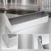 Thumbnail image #4 for John Boos 48-Inch Single-Tier Underbar Speed Rail with Keyhole Mount, Stainless Steel