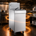 Thumbnail image #4 for Vulcan Commercial Floor Model Natural Gas Fryer, 15-1/2 Inch Wide, 45-50 lb Oil Capacity