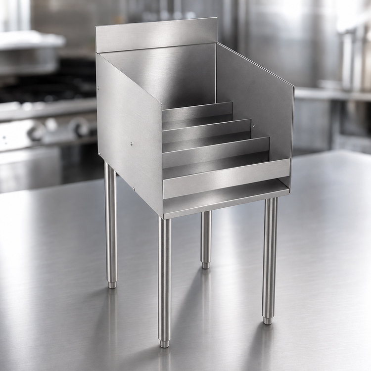 Product image #4 for Krowne Silver Series 18-Inch 4-Step Freestanding Raised Liquor Display