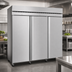 Thumbnail image #4 for Hoshizaki Steelheart Three-Section Stainless Steel Reach-In Freezer, Solid Doors, Standard Depth